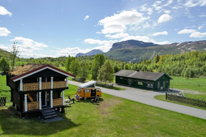 Hemsedal Fjellcamp hytter en uitzicht