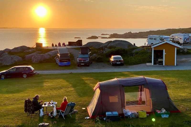 Sandhalland Camping ligging