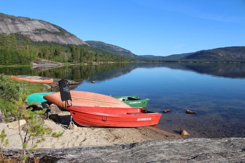 Telemark Camping og Motel haventje